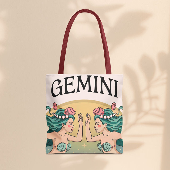 Gemini Zodiac Tote Bag, Astrological Bag, Personalized Gift, Astrology Lover, Horoscope Accessory, Birthday Present