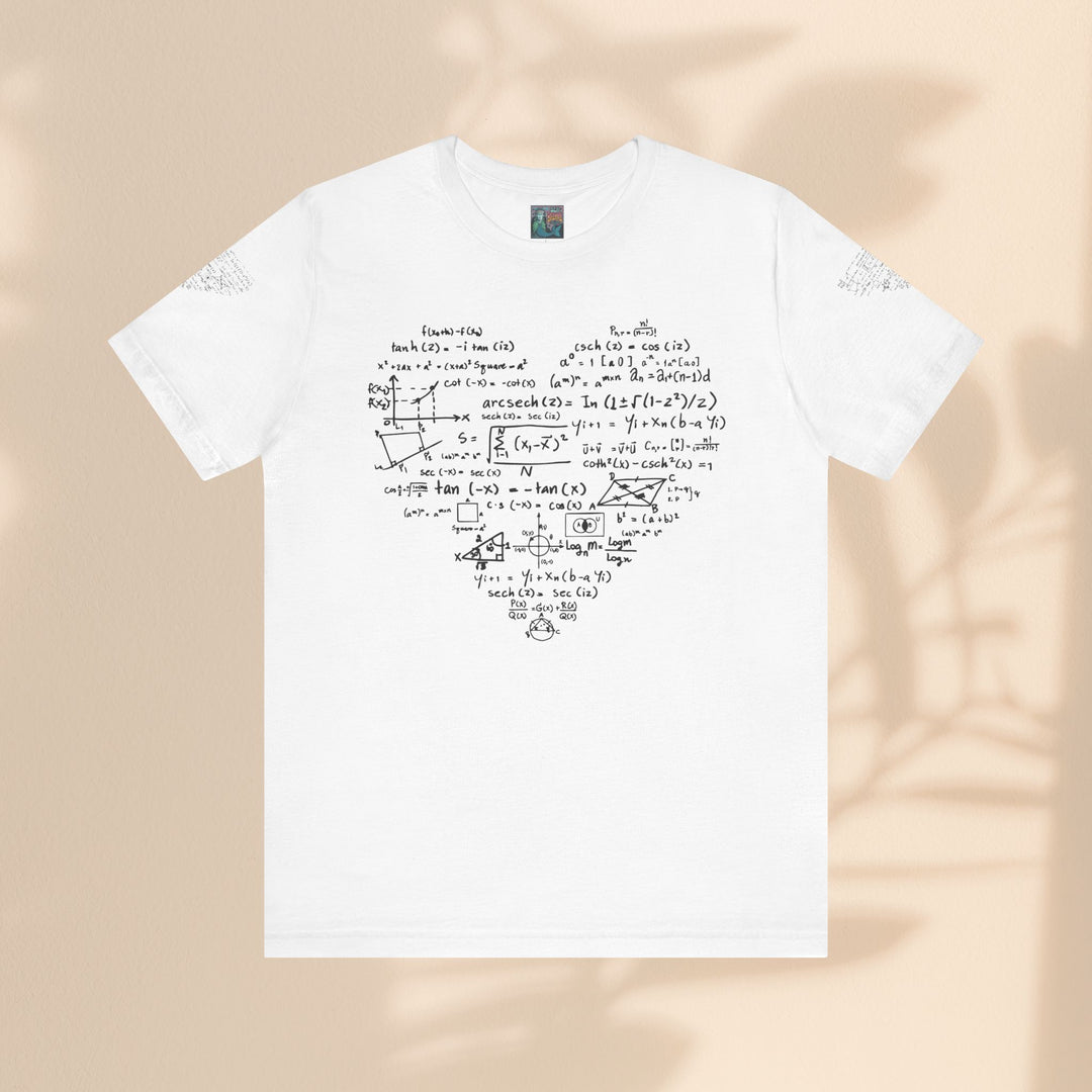 Unisex Jersey Short Sleeve Tee - Math Heart