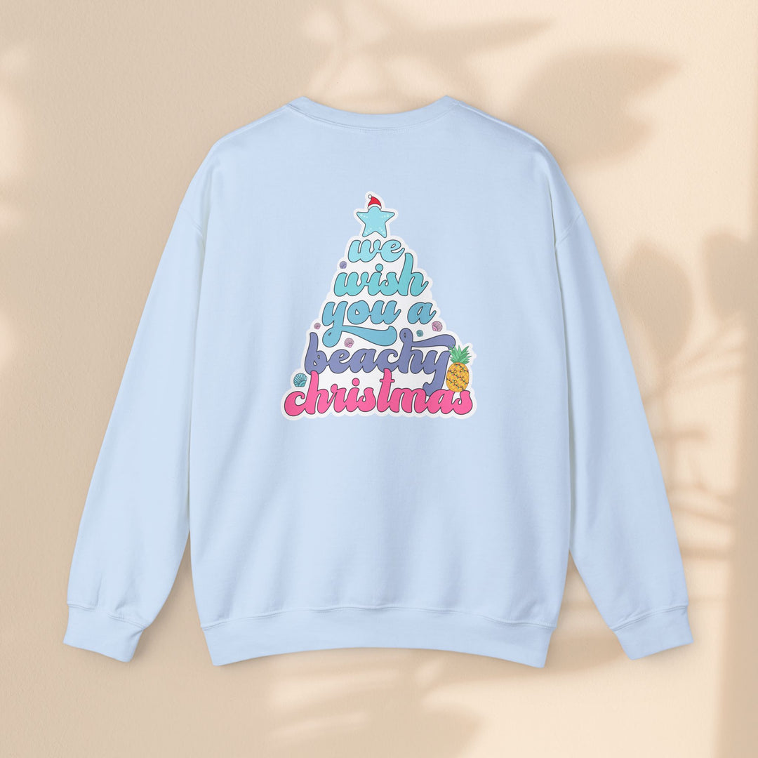 Unisex Heavy Blend™ Crewneck Sweatshirt - Beachy Christmas