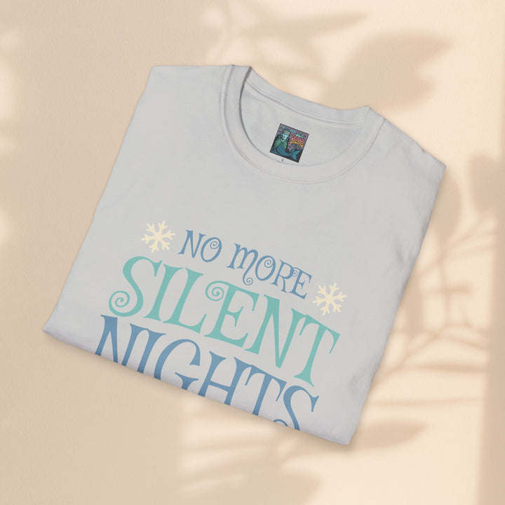 Softstyle T-Shirt - No more Silent Nights Pregnancy T-Shirt