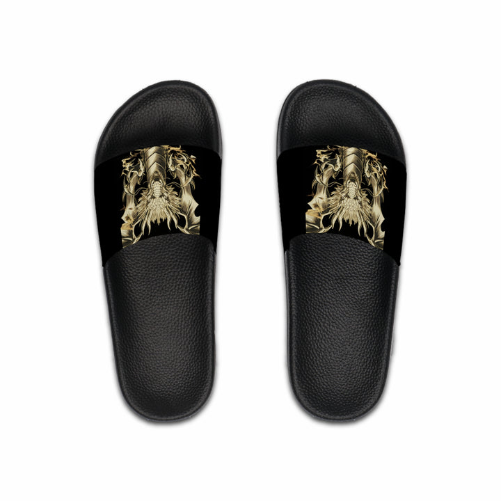 Men's Slide Sandals - Gold Dragon