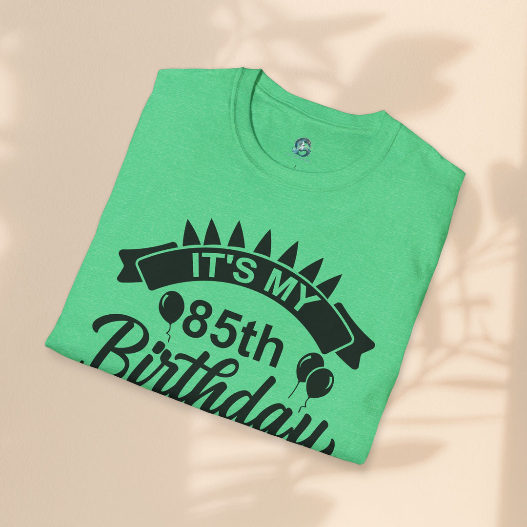 85th Birthday Celebration T-Shirt, Unisex Softstyle Tee for 85th Birthday, Milestone Birthday Gift, Birthday Party Outfit, Cute [...]