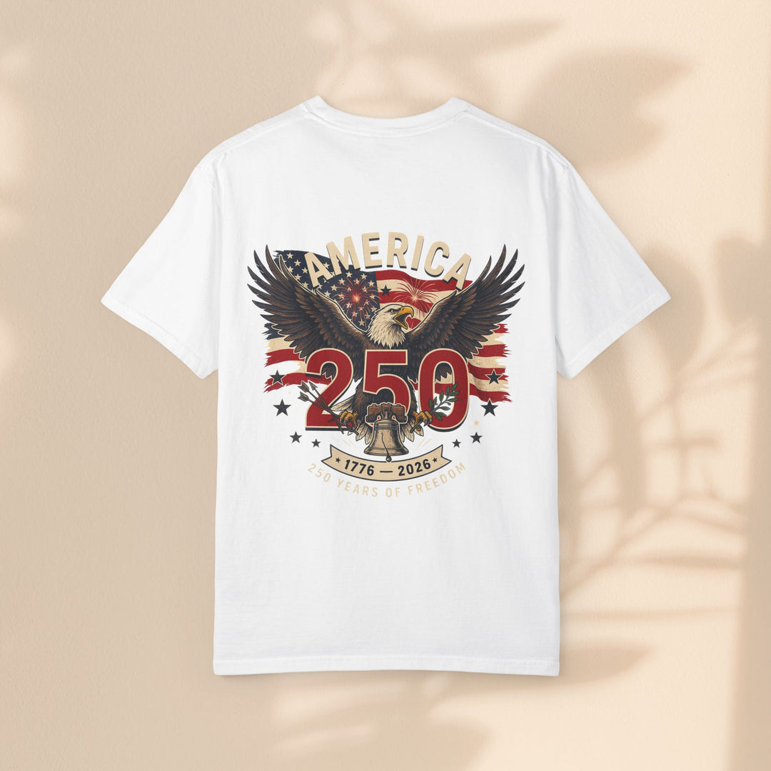 America 250 Eagle Patriotic T-Shirt — Independence Celebration Tee