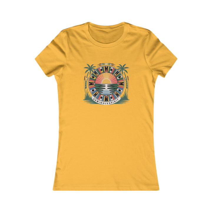 Seminole Sunset Vibes Women’s Tee – Summer Beachwear Casual Top & Vacation Style Gift