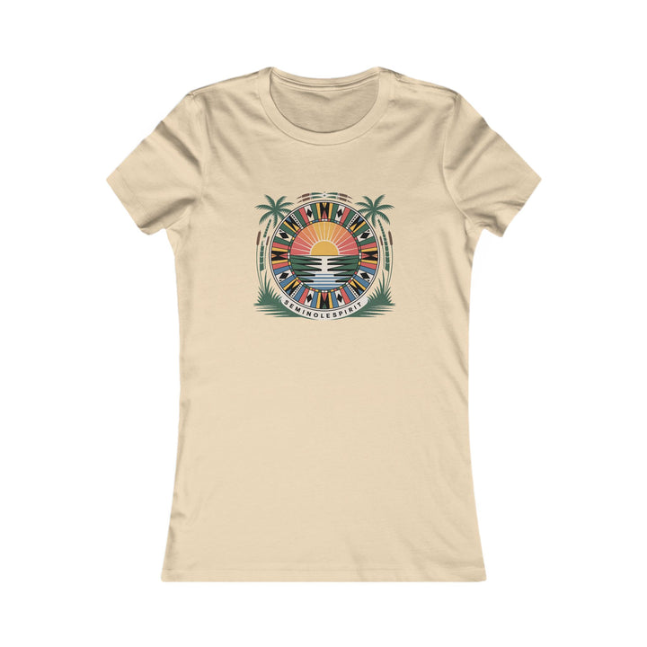 Seminole Sunset Vibes Women’s Tee – Summer Beachwear Casual Top & Vacation Style Gift
