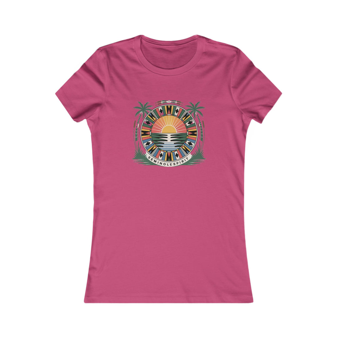 Seminole Sunset Vibes Women’s Tee – Summer Beachwear Casual Top & Vacation Style Gift