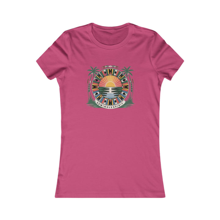 Seminole Sunset Vibes Women’s Tee – Summer Beachwear Casual Top & Vacation Style Gift