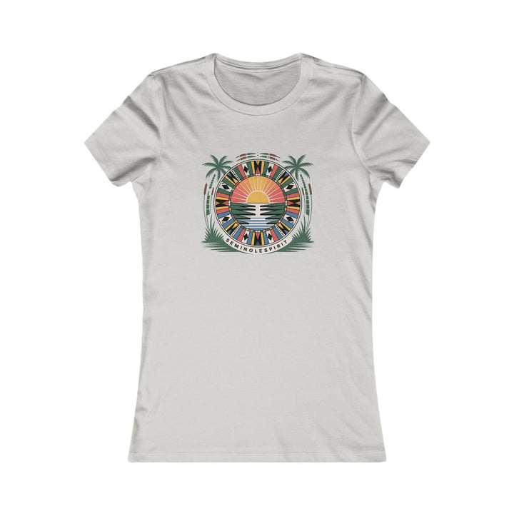 Seminole Sunset Vibes Women’s Tee – Summer Beachwear Casual Top & Vacation Style Gift