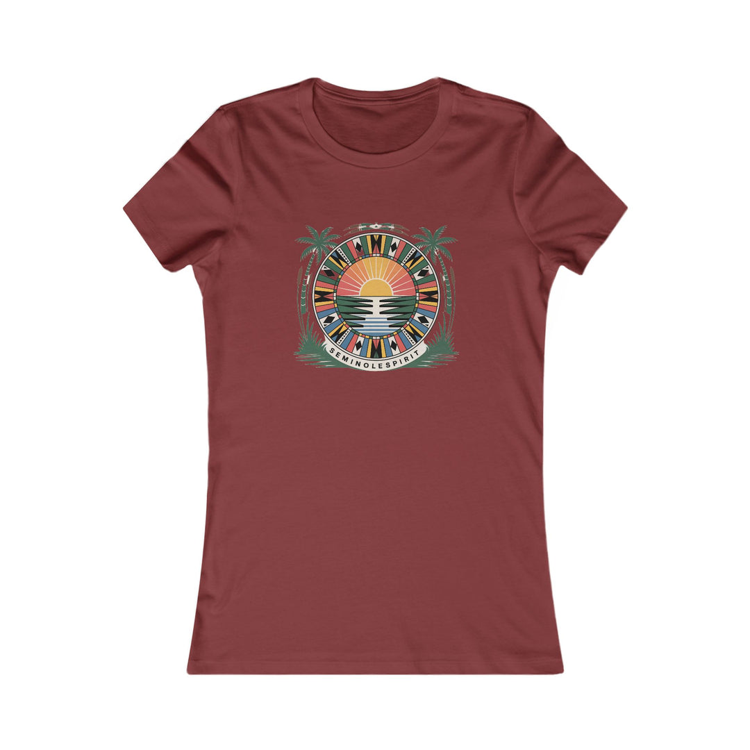 Seminole Sunset Vibes Women’s Tee – Summer Beachwear Casual Top & Vacation Style Gift