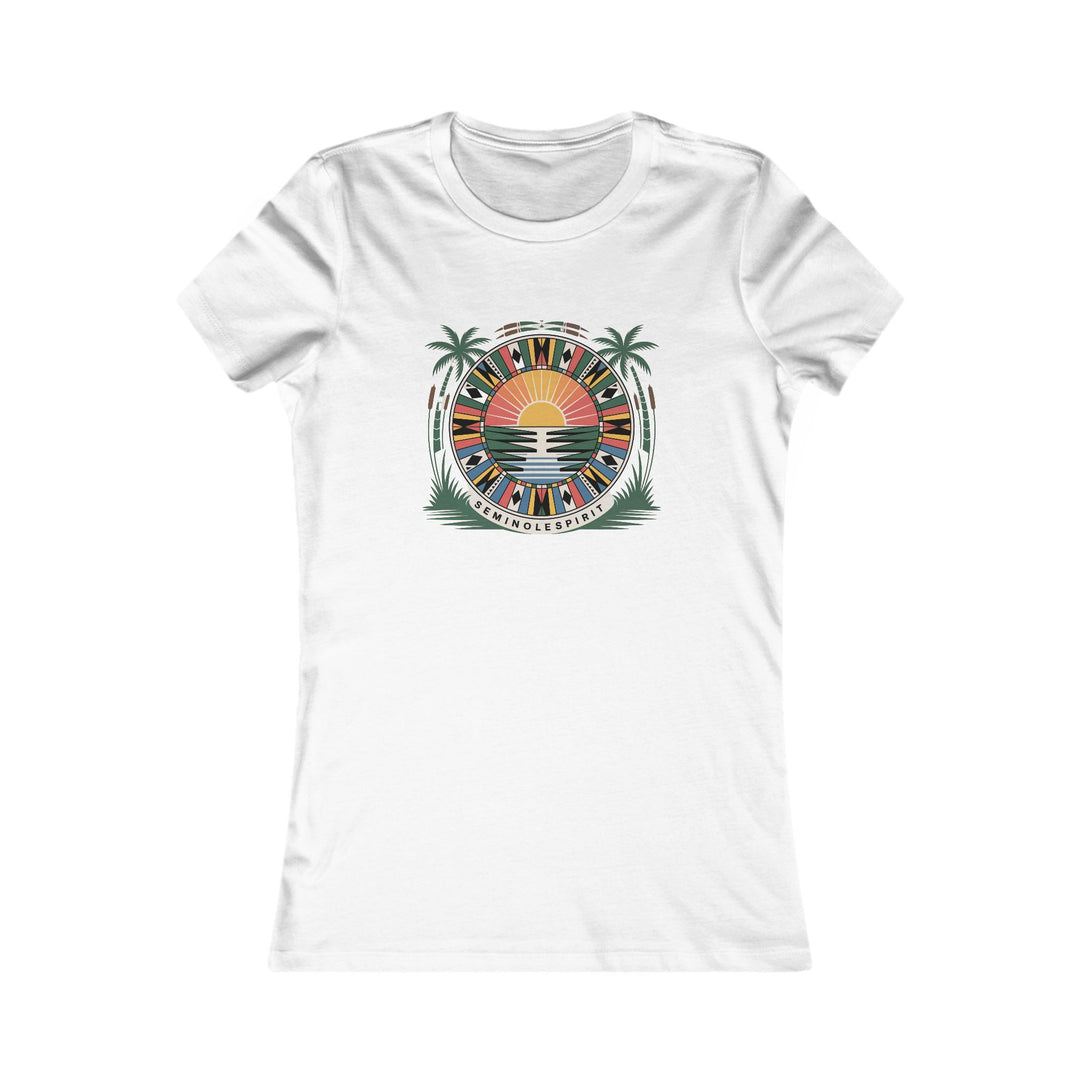 Seminole Sunset Vibes Women’s Tee – Summer Beachwear Casual Top & Vacation Style Gift