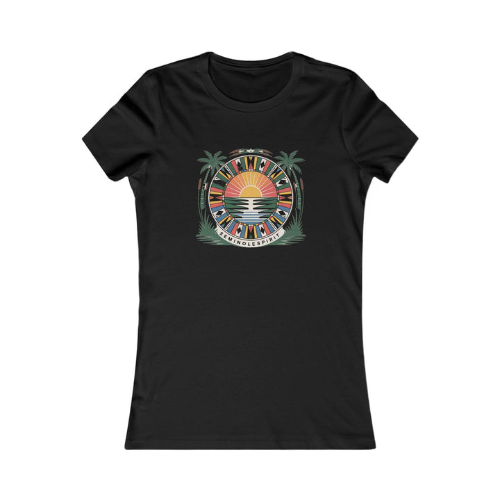 Seminole Sunset Vibes Women’s Tee – Summer Beachwear Casual Top & Vacation Style Gift