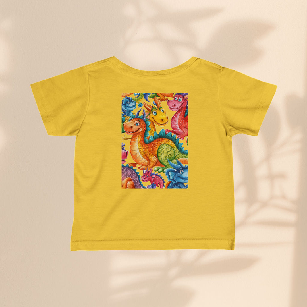 Infant Fine Jersey Tee - Happy Dragons