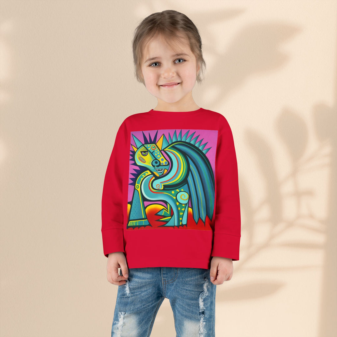 Toddler Long Sleeve Tee - Mod Dragon