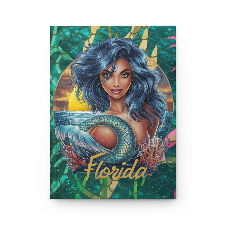 Hardcover Journal Matte - A Florida Mermaid