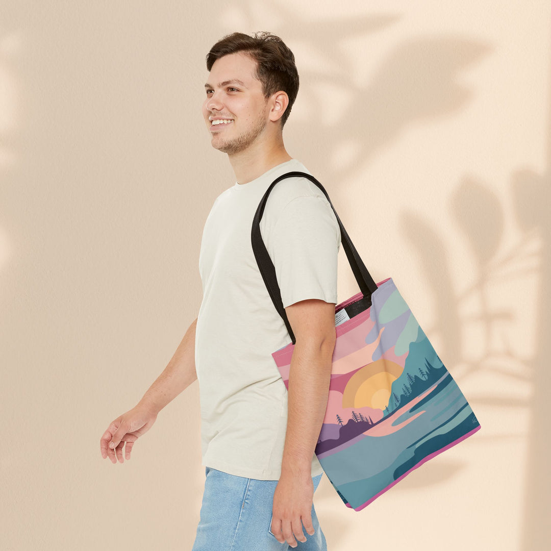 Tote Bag (AOP) - Pastel Scene