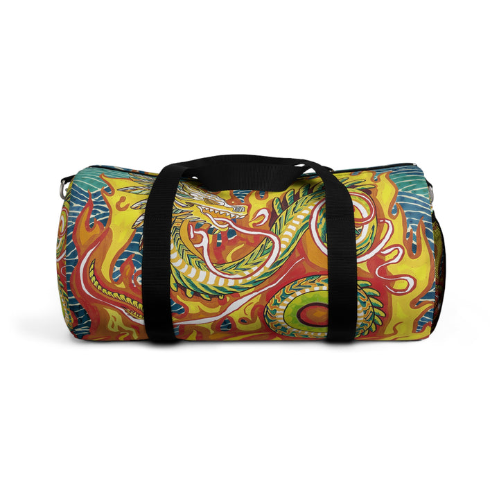 Dragon Swirl Duffel Bag – Fantasy Travel Gym Bag & Unique Weekender Gift
