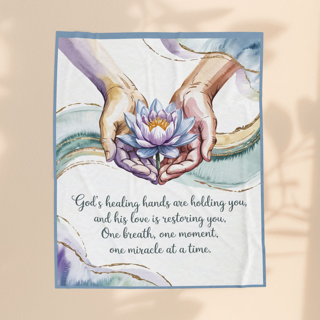 Miracles Healing Blanket – A Faith-Filled Gift of Comfort & Hope