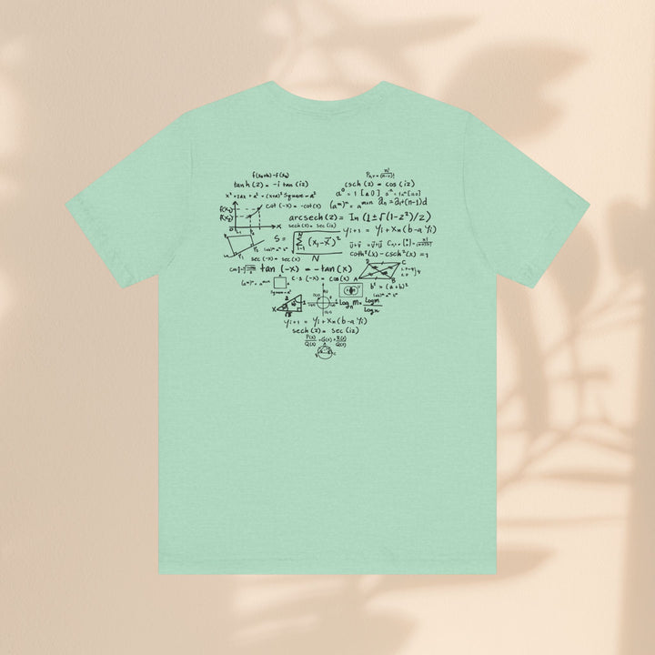 Unisex Jersey Short Sleeve Tee - Math Heart