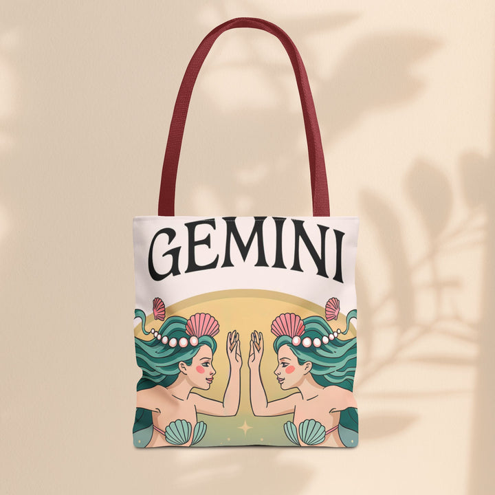 Gemini Zodiac Tote Bag, Astrological Bag, Personalized Gift, Astrology Lover, Horoscope Accessory, Birthday Present