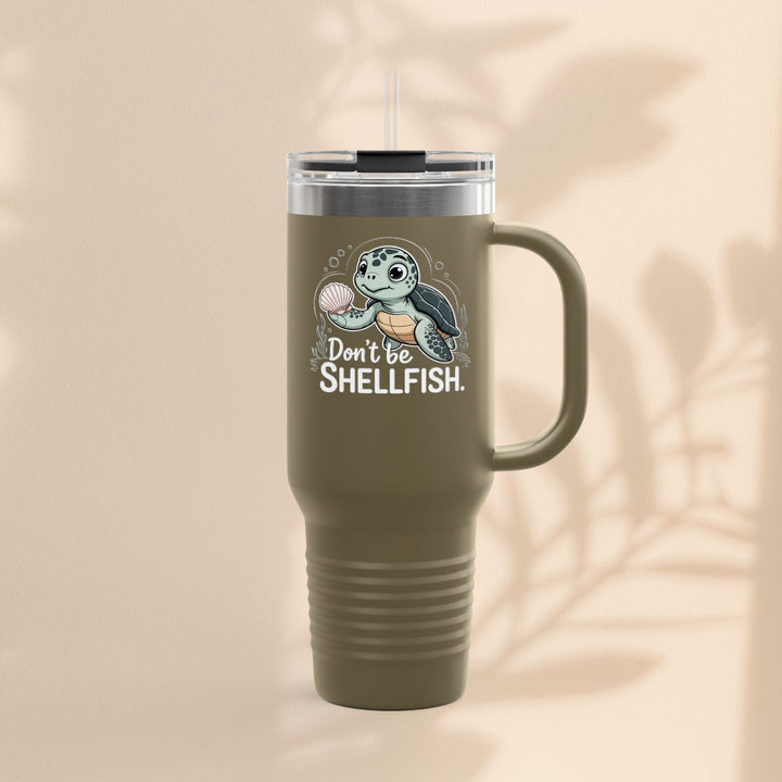 Don't Be Shellfish Insulated Travel Mug, 40oz