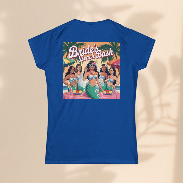 Bridal Beach Bash Tee, Tropical Party Shirt, Summer Wedding Celebration Top, Bride Tribe Gift, Bachelorette Bash Apparel