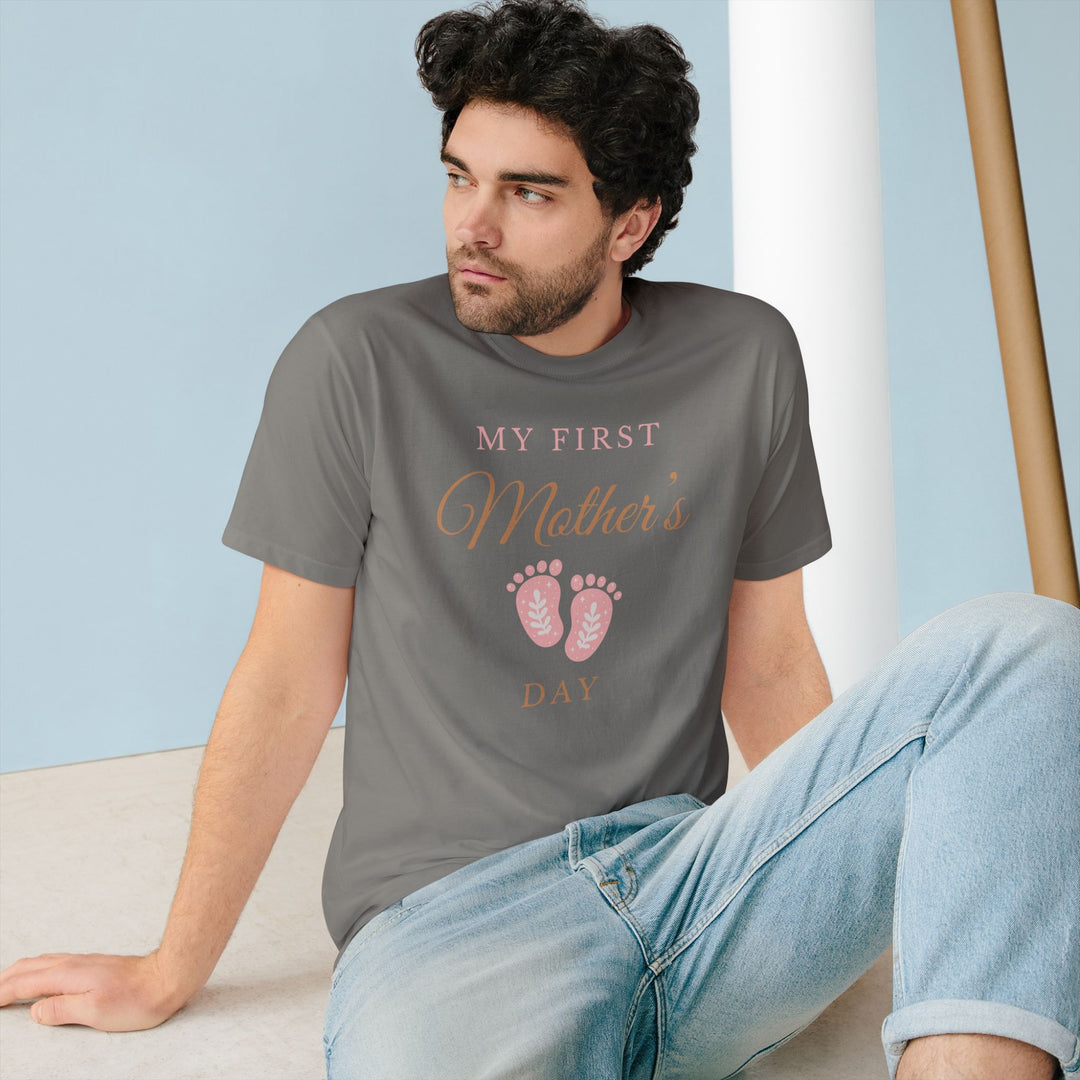 My First Mother's Day Organic T-Shirt - Baby Announcement Tee