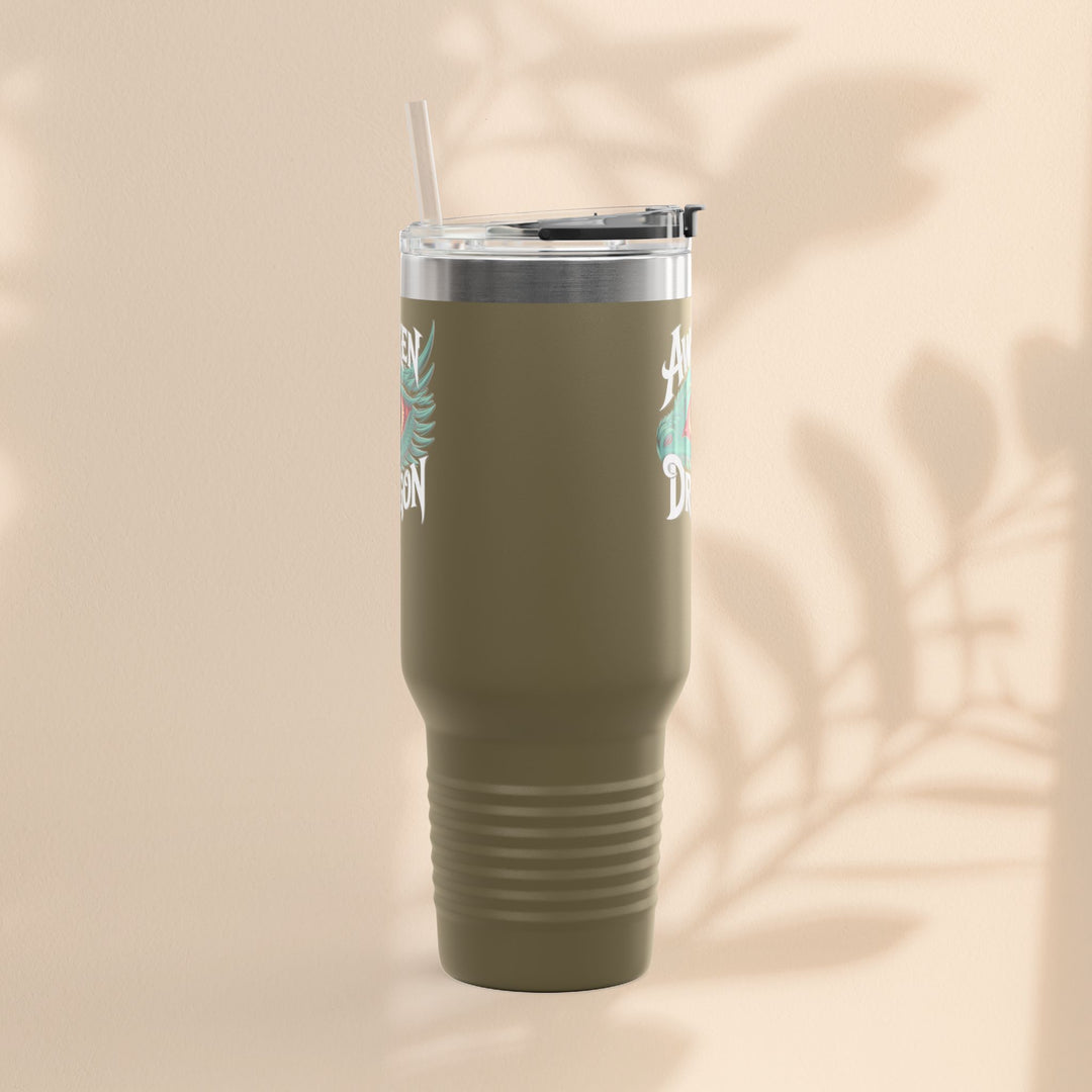 Dragon Insulated Travel Mug | 40oz | Awaken The Dragon | Perfect for Coffee Lovers, Eco-Friendly Designs