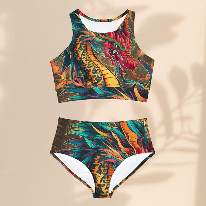 Sporty Bikini Set - Fire Dragon