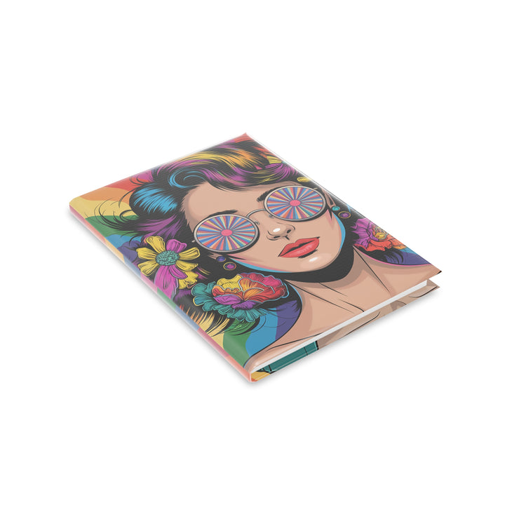 Hardcover Notebook with Puffy Covers - Hippie Girls