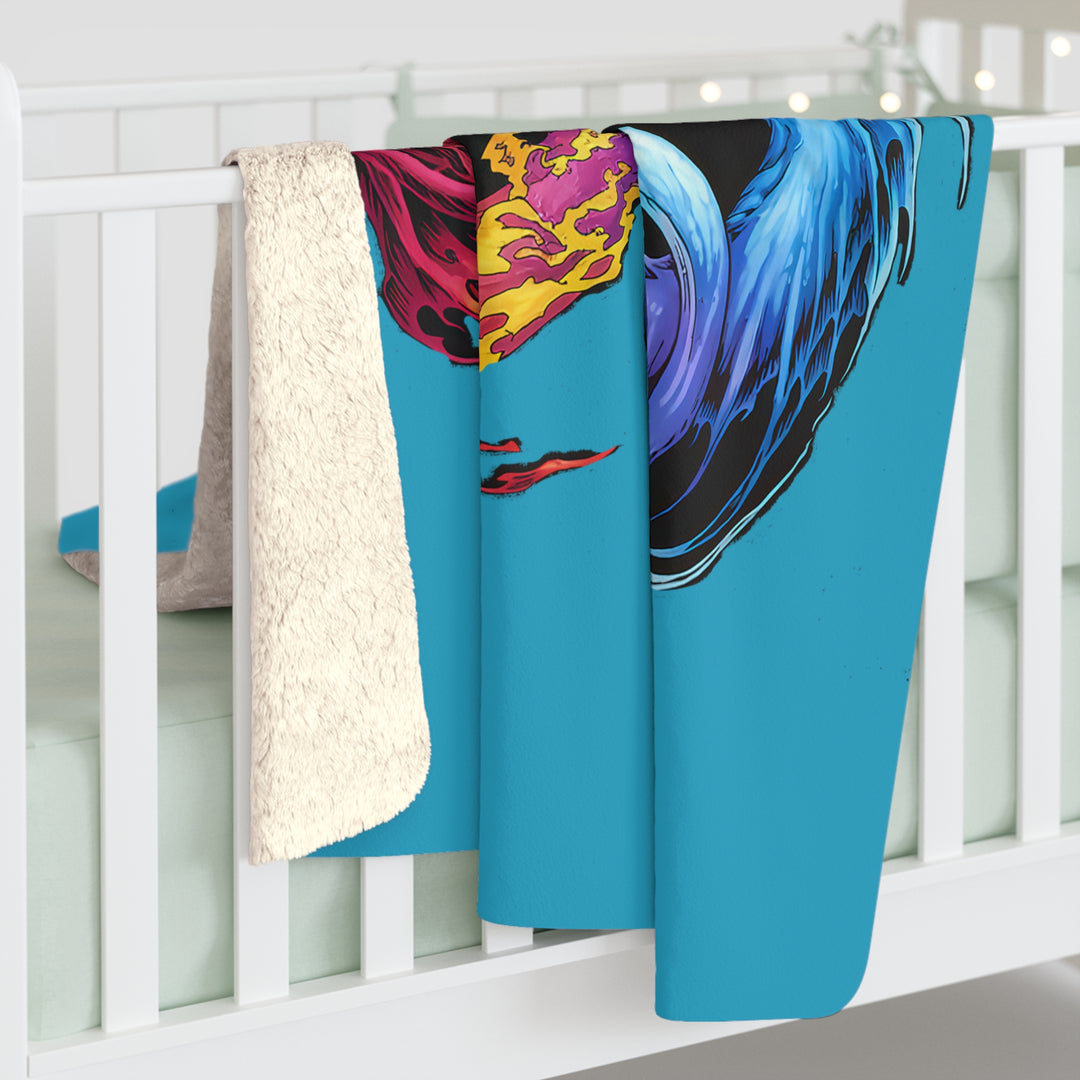 Dragons Infinity Sherpa Fleece Blanket – Cozy Throw for Fantasy Lovers, Unique Home Décor & Warm Gift Idea