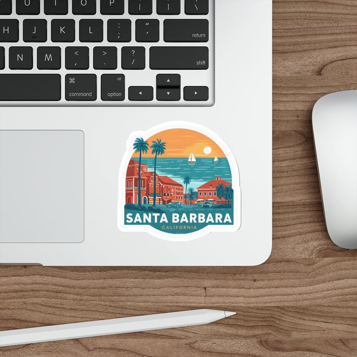 Die-Cut Stickers - Santa Barbara California