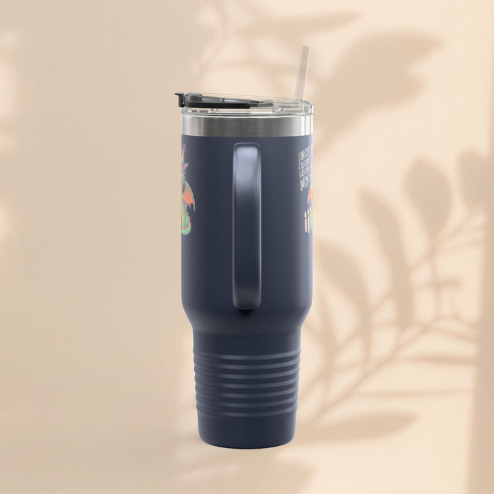 Dragon Insulated Travel Mug, 40oz, Dragon Birthday Tumbler