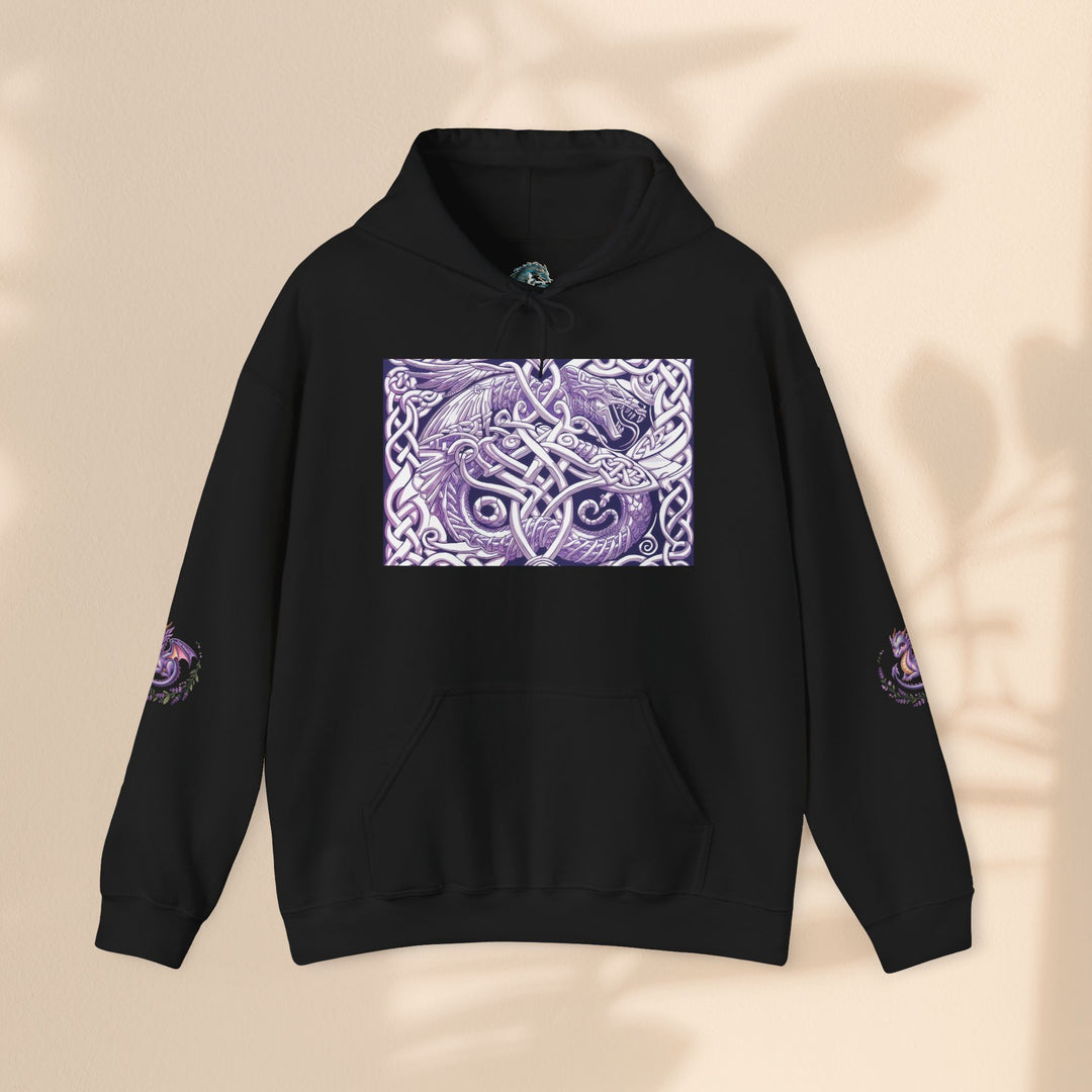 Celtic Dragon Hoodie, Gift for Fantasy Lovers