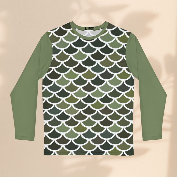 Men's Long Sleeve Shirt (AOP) - Merman Scales