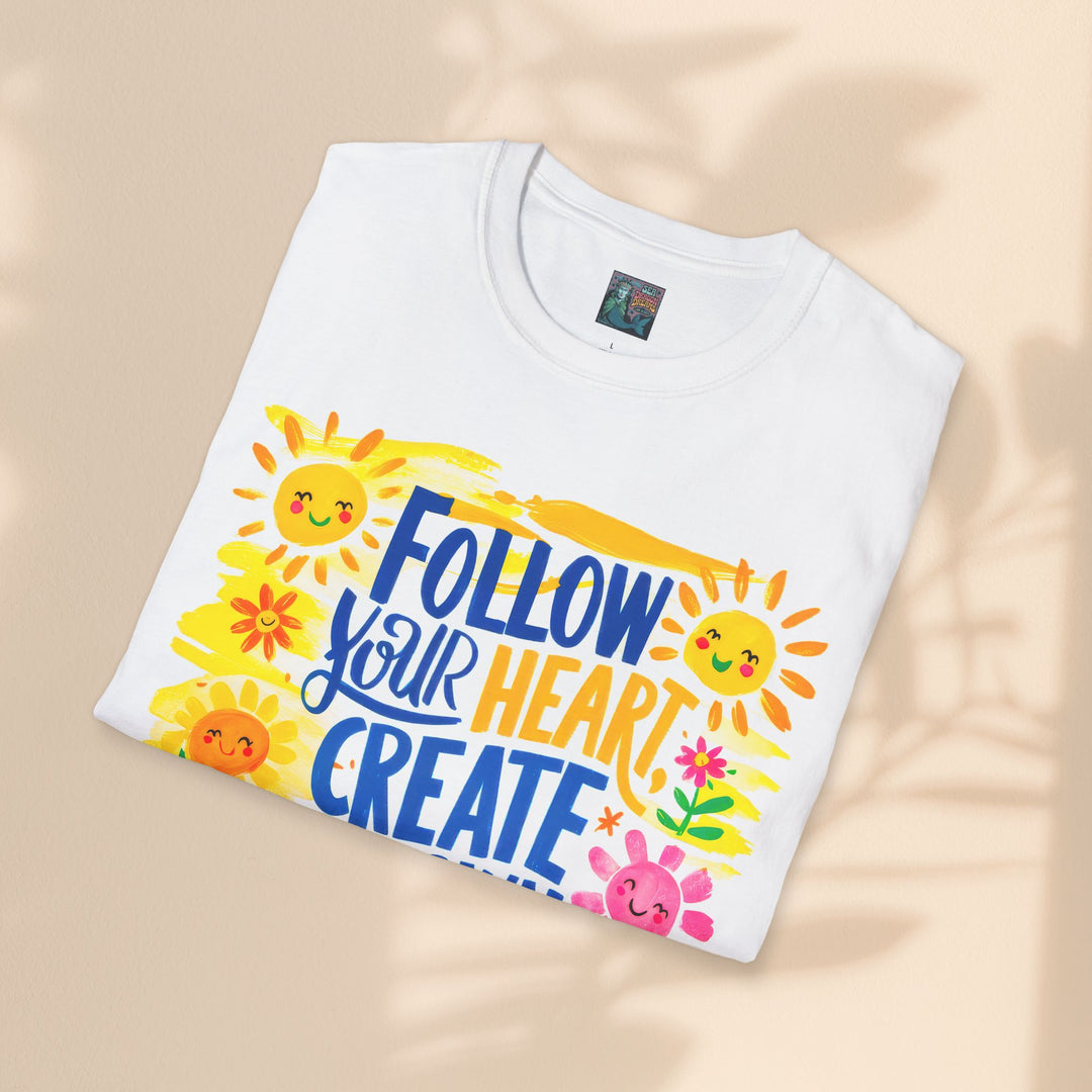 Inspiration T-Shirt - Follow Your Heart Create Your Own Sunshine