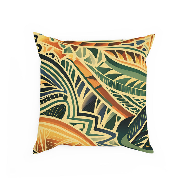 Tribal Orange Cushion