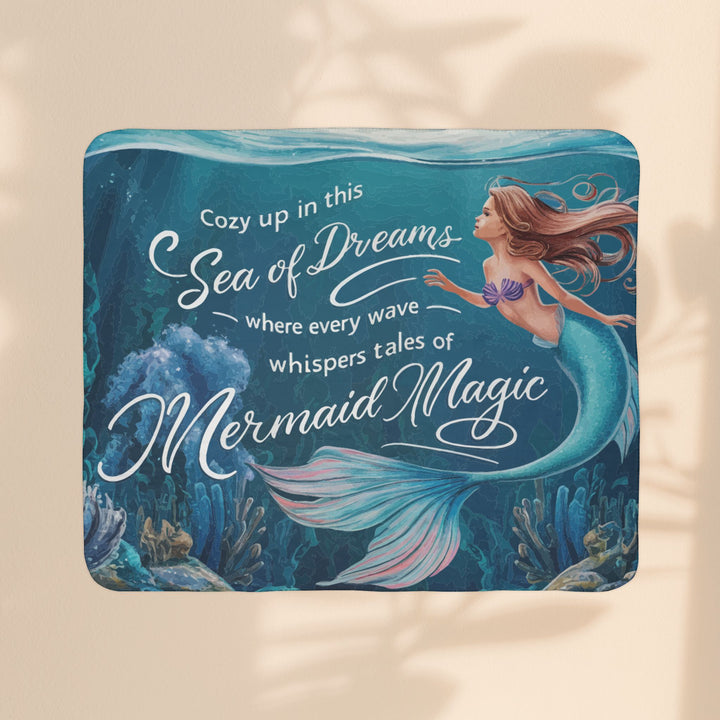 Fleece Sherpa Blanket - Mermaid Magic