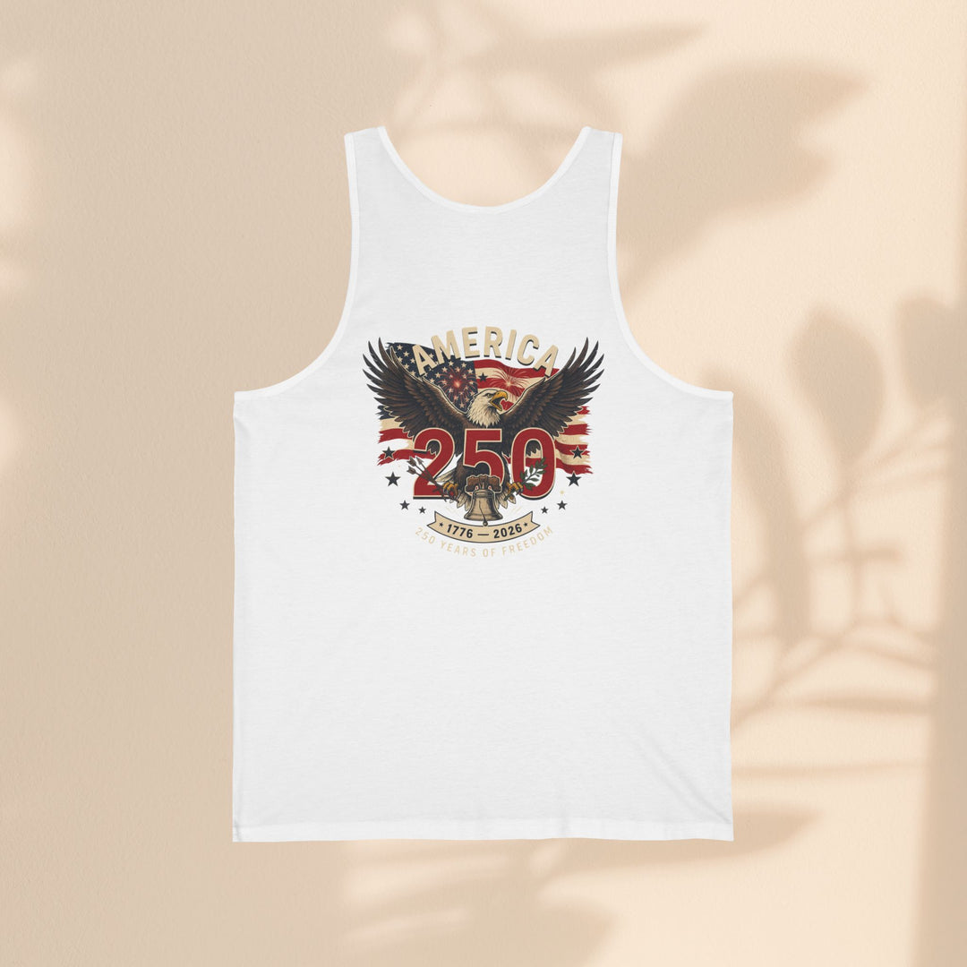 America 250 Eagle Patriotic Tank Top — USA 250th Anniversary