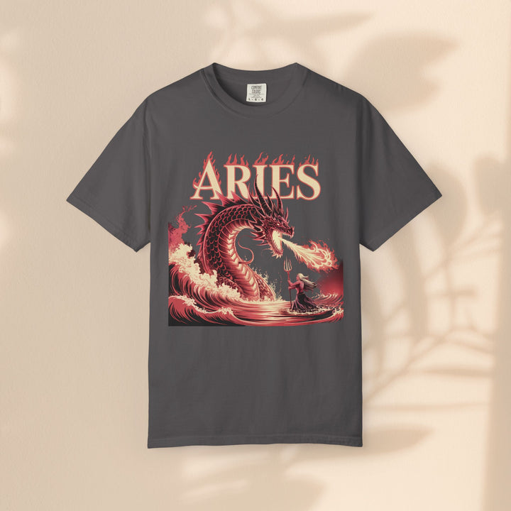 Aries Graphic T-Shirt: Unisex Astrology Tee, Zodiac Shirt for Birthdays & Everyday Wear, Perfect Gift for Aries Friends