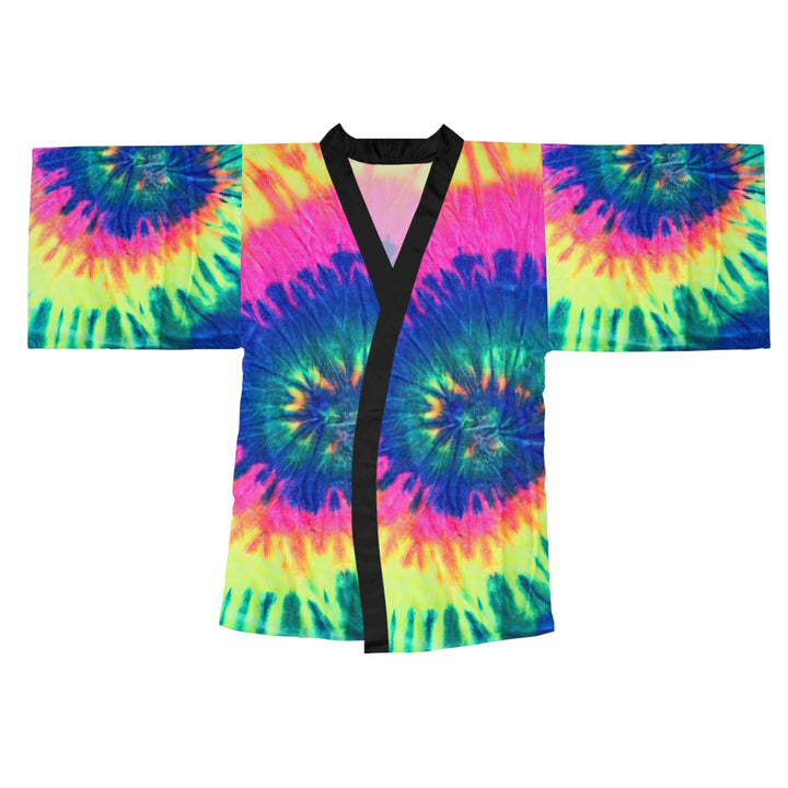 Long Sleeve Kimono Robe - Tie Dye