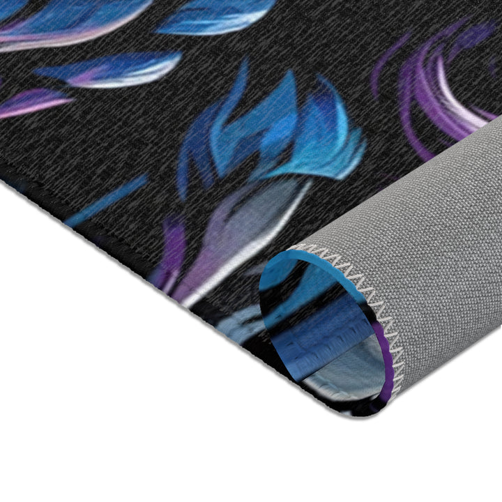 Mystical Dragon Area Rug - Bohemian Home Decor, Gift for Fantasy Lovers