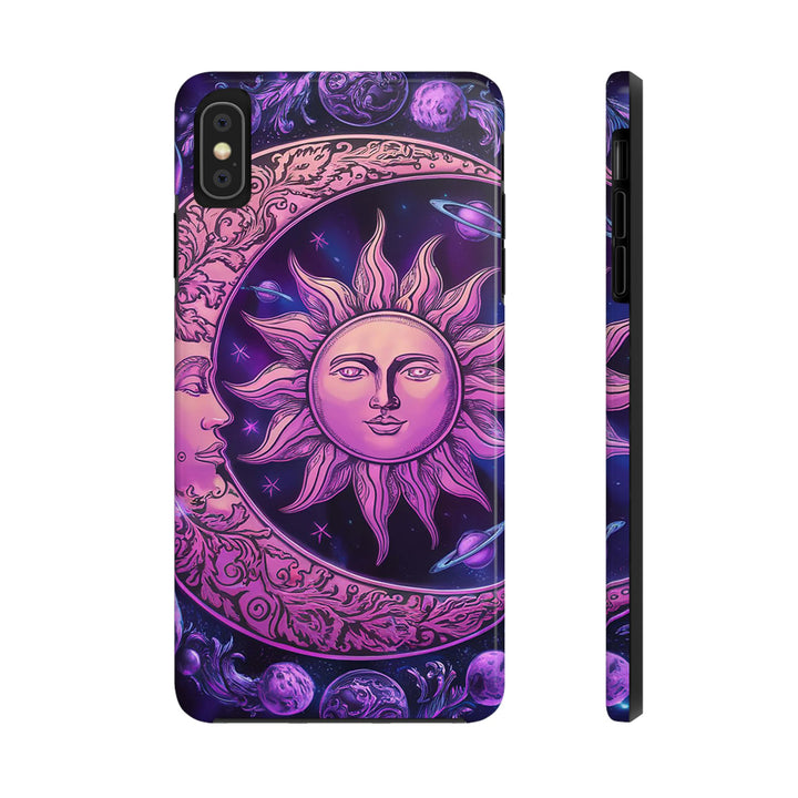 Tough Phone Cases - Purple Moon