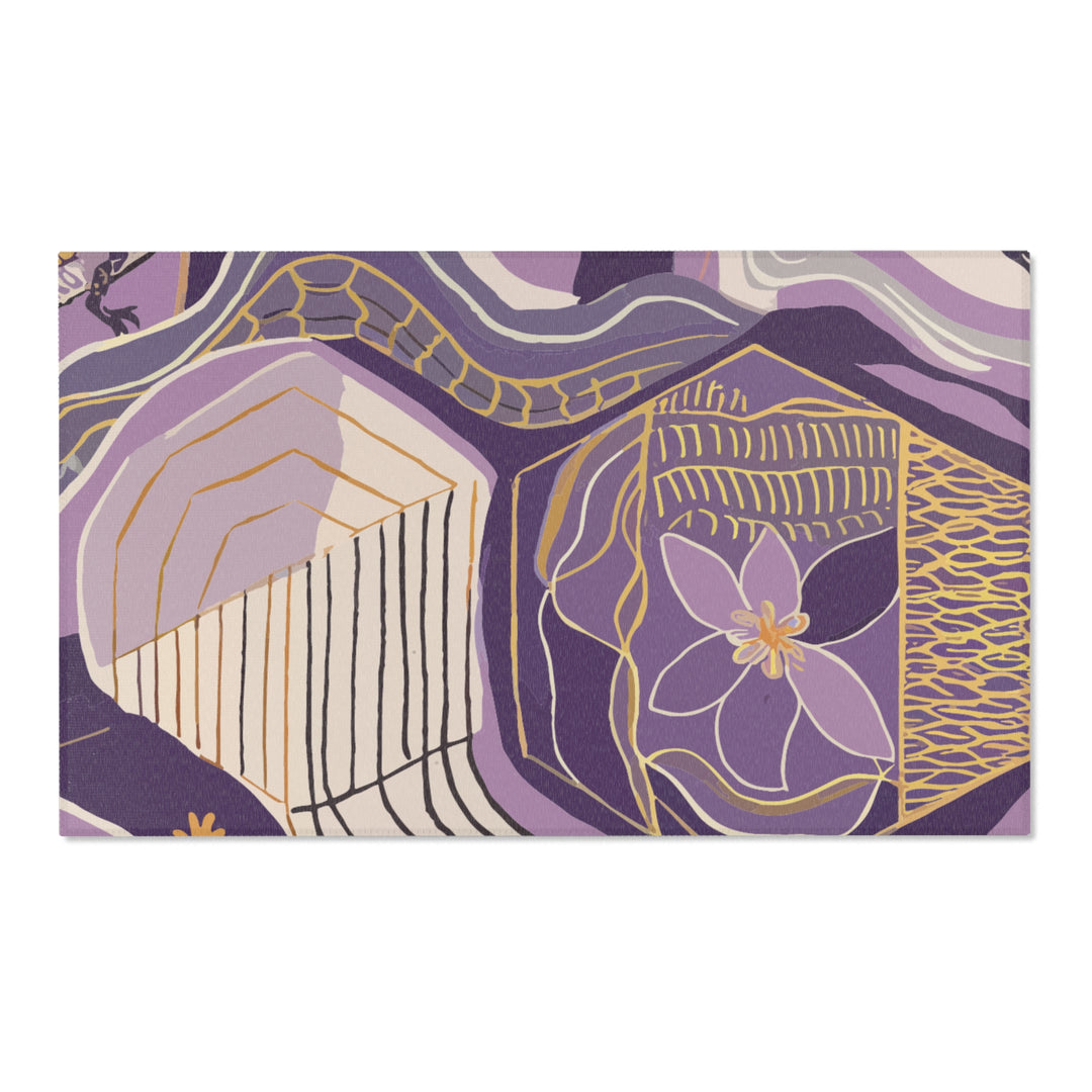 Purple Ocean Area Rug