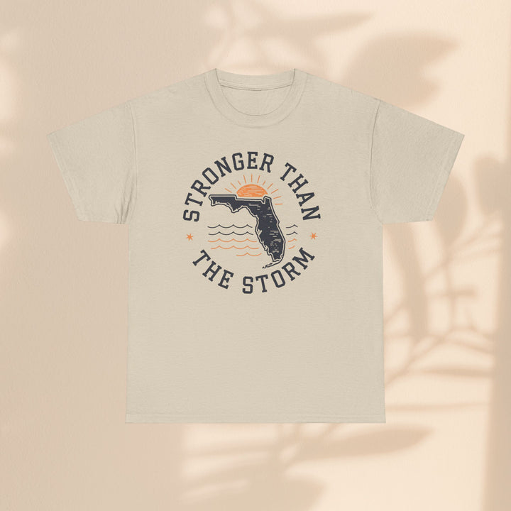 Unisex Heavy Cotton Tee - Stronger Than The Storm