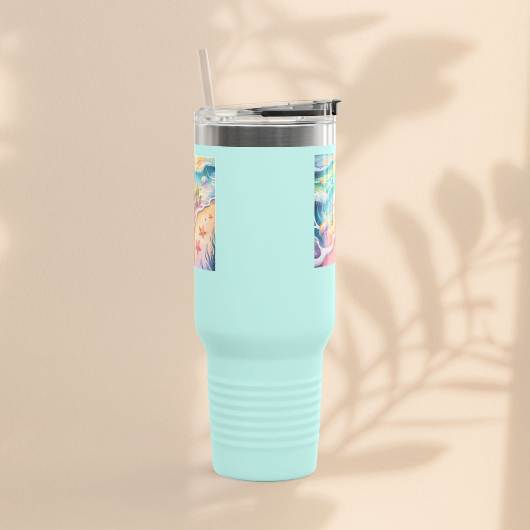 Ocean Vibes Insulated Travel Mug, 40oz