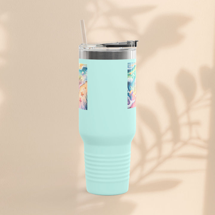 Ocean Vibes Insulated Travel Mug, 40oz