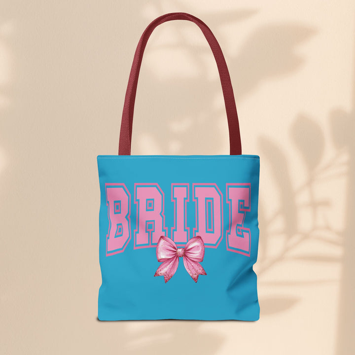 Bride Tote Bag with Bow | Bridal Shower Gift, Wedding Essentials, Bachelorette Party Accessory, Gift for Bridesmaids