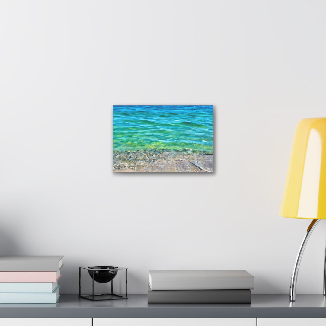 Coastal Serenity Seascape Canvas Art Print