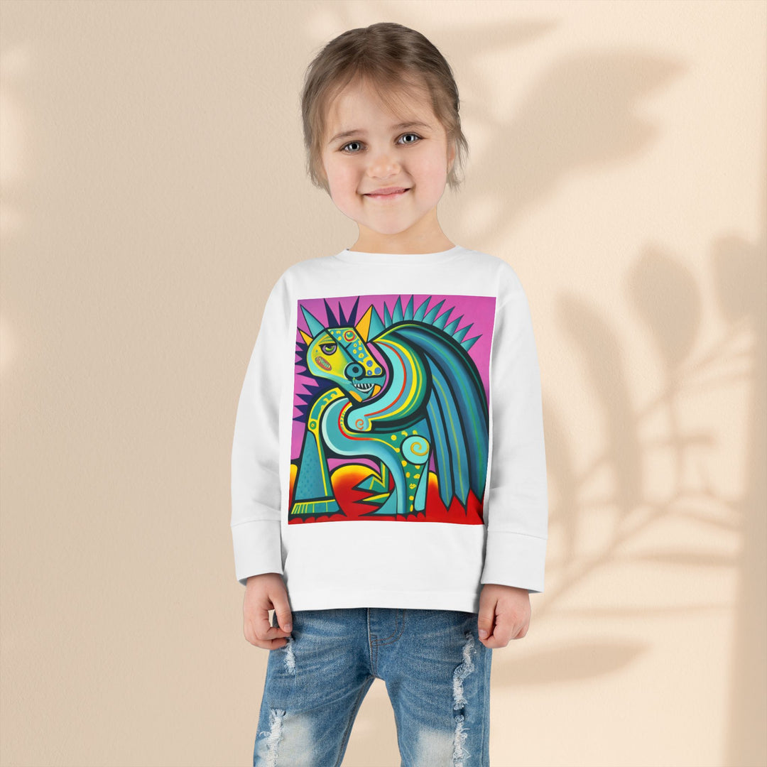 Toddler Long Sleeve Tee - Mod Dragon