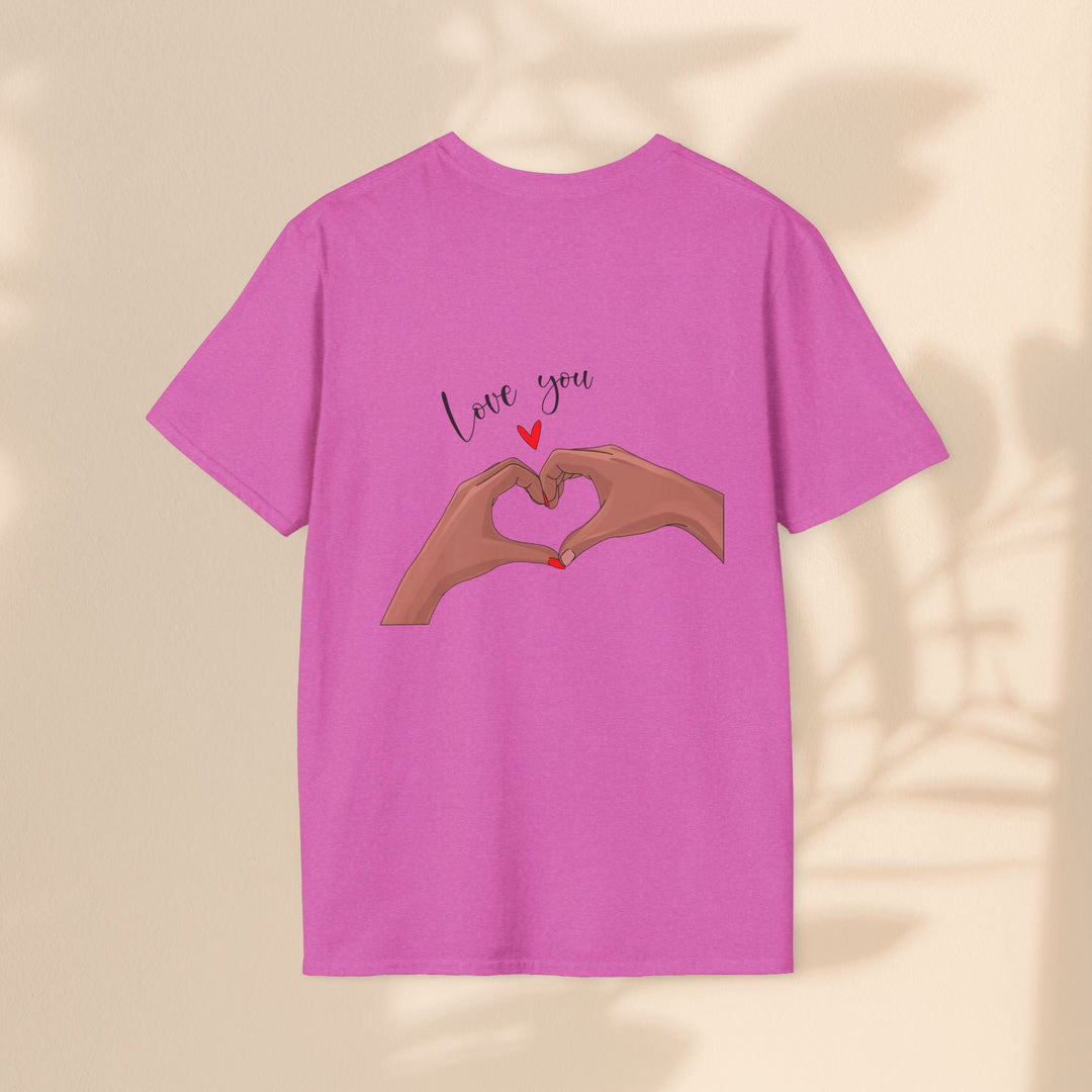 Unisex Softstyle T-Shirt - Love You Heart